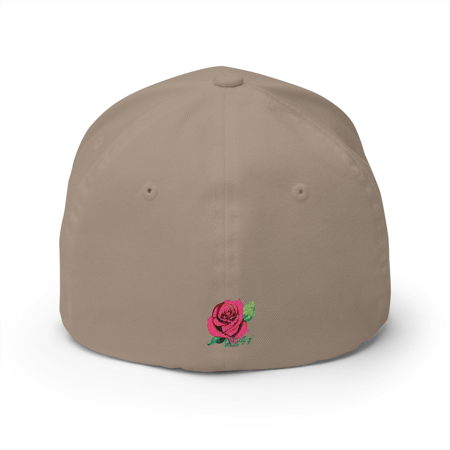 Embroidered Floral Cap, Stylish Closed-Back Hat - Think Kindly of Others/Live Your Life!
