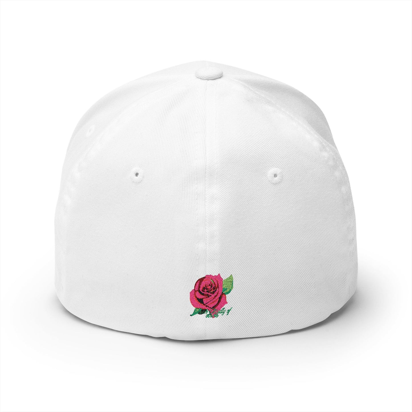 Embroidered Floral Cap, Stylish Closed-Back Hat - Think Kindly of Others/Live Your Life!
