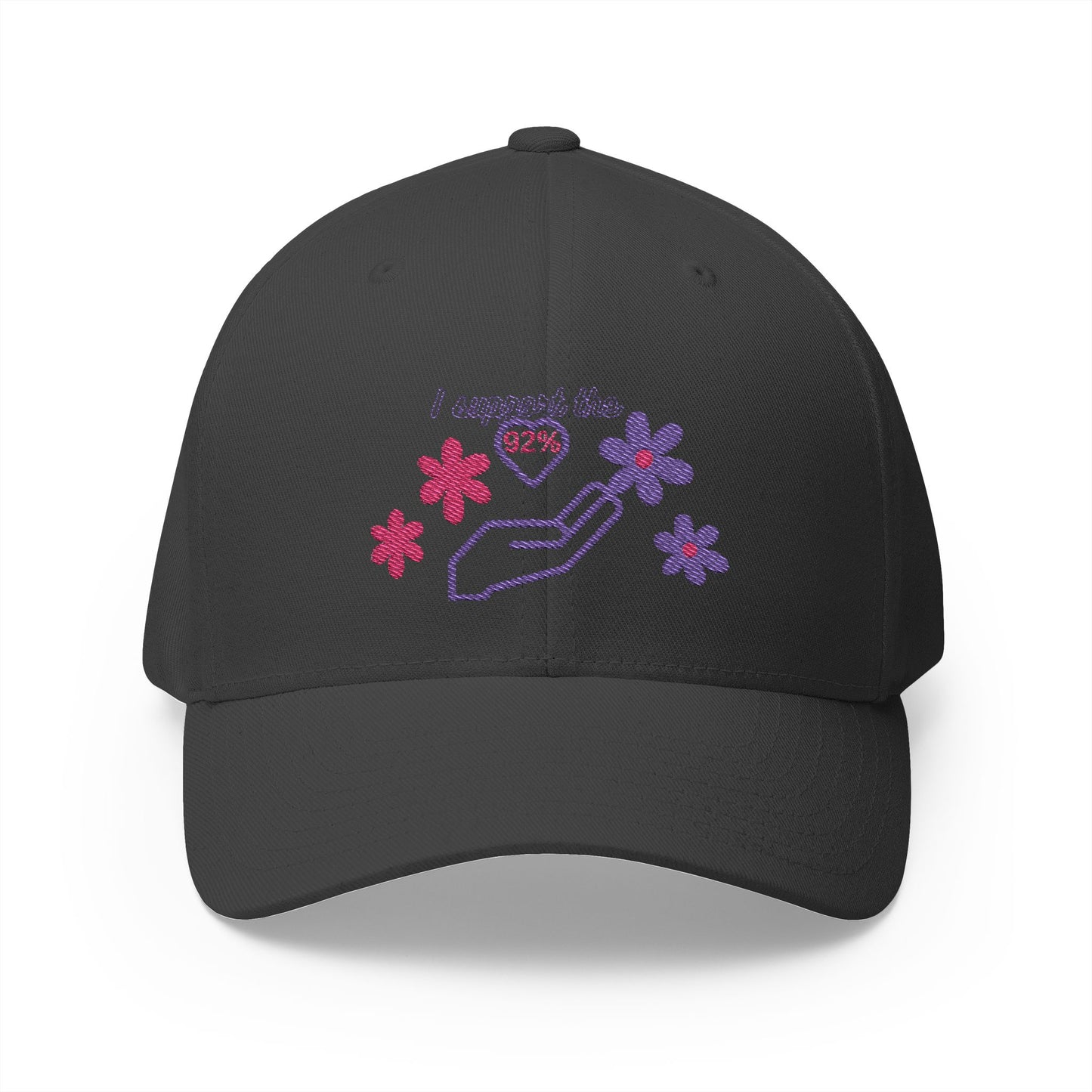 Embroidered Support Cap
