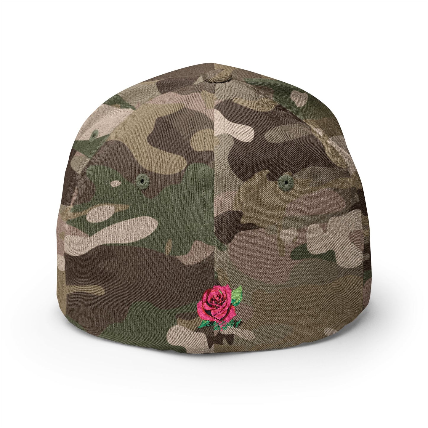 Embroidered Floral Cap, Stylish Closed-Back Hat - Think Kindly of Others/Live Your Life!