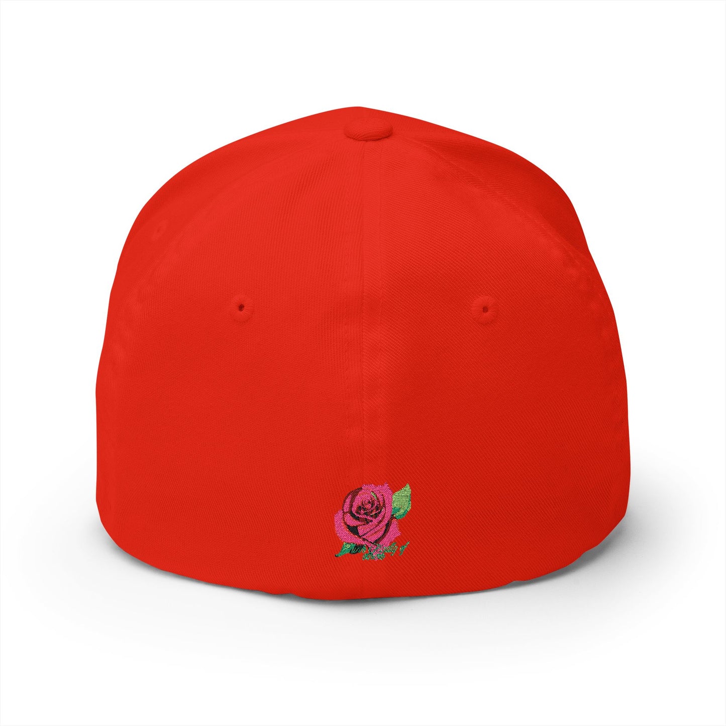 Embroidered Floral Cap, Stylish Closed-Back Hat - Think Kindly of Others/Live Your Life!