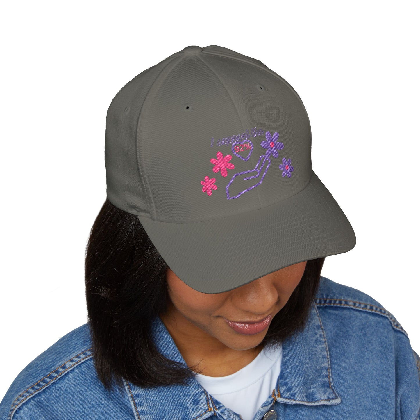 Embroidered Support Cap
