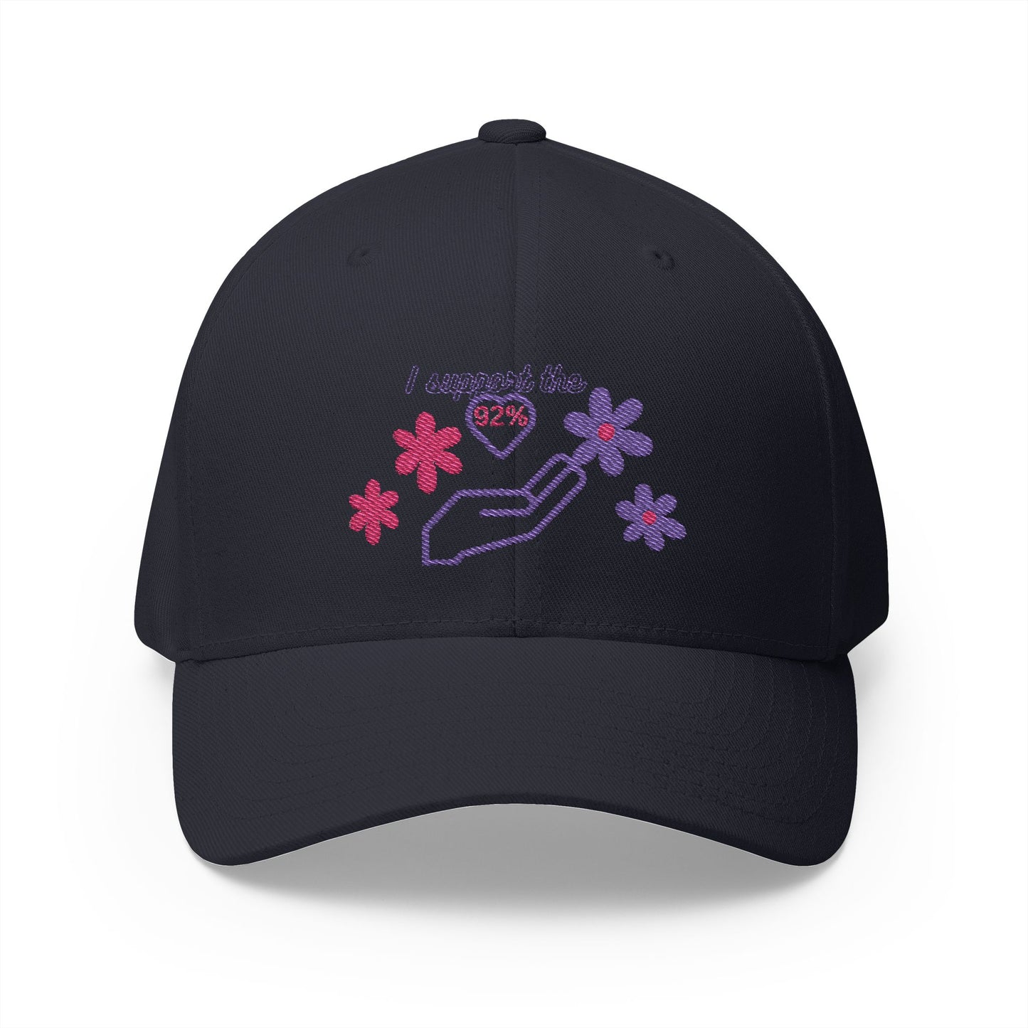 Embroidered Support Cap