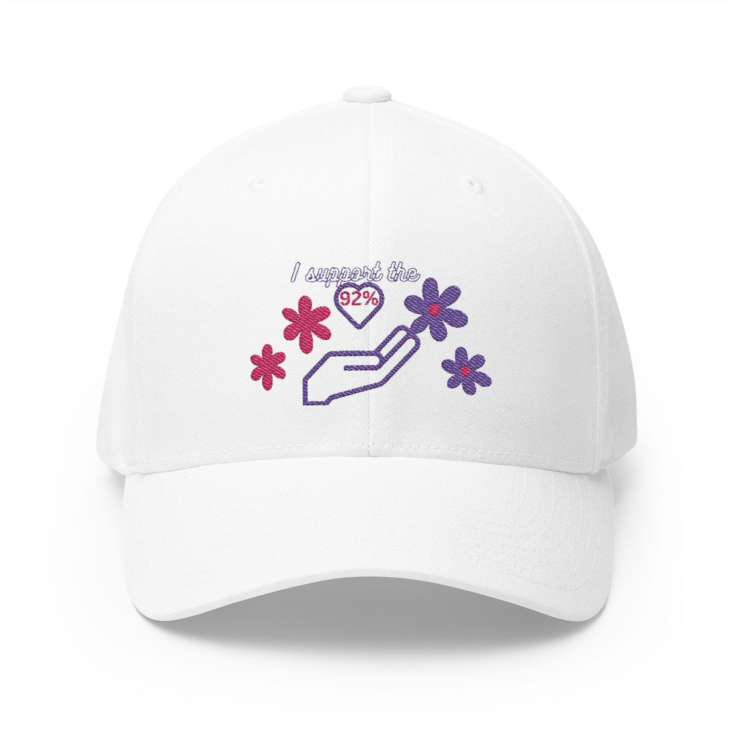 Embroidered Support Cap