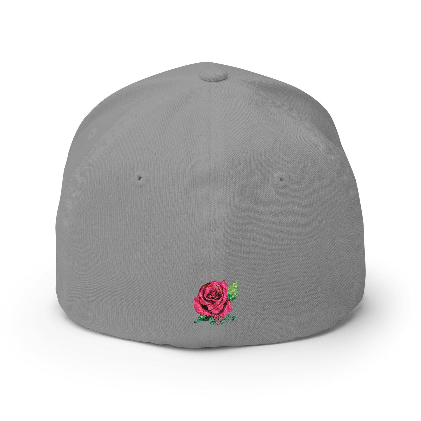 Embroidered Floral Cap, Stylish Closed-Back Hat - Think Kindly of Others/Live Your Life!