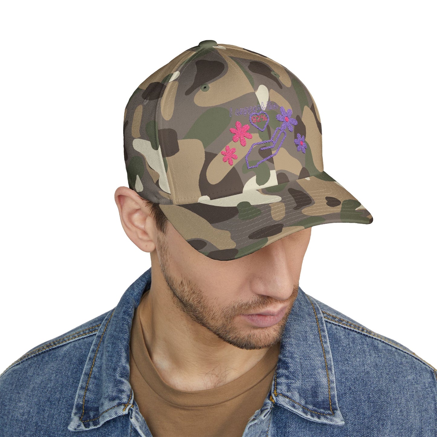 Embroidered Support Cap