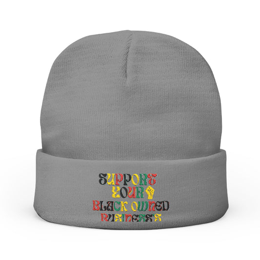 Empowering Knit Beanie - Supports Your Black Owned Business